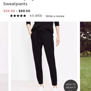 Lou & Grey Sweatpants - S - softblend